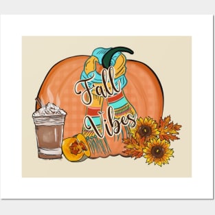 Fall Vibes Pumpkin Season Posters and Art